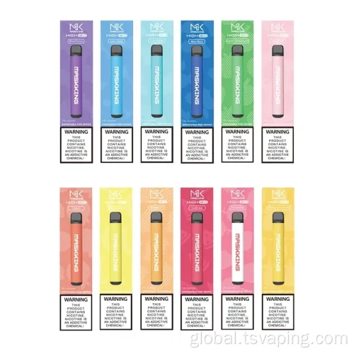 Vape 600 Puffs Maskking High 2.0 400 Puffs Disposable Vape Pods Supplier